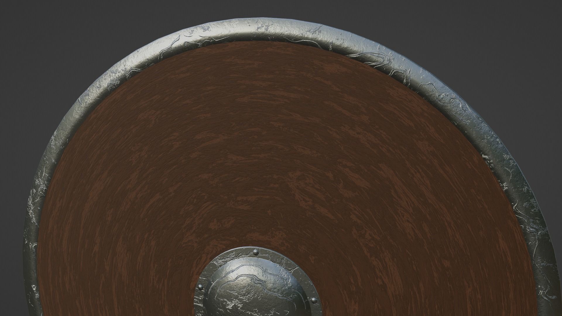 Ancient Greek State Shield 3D model_7