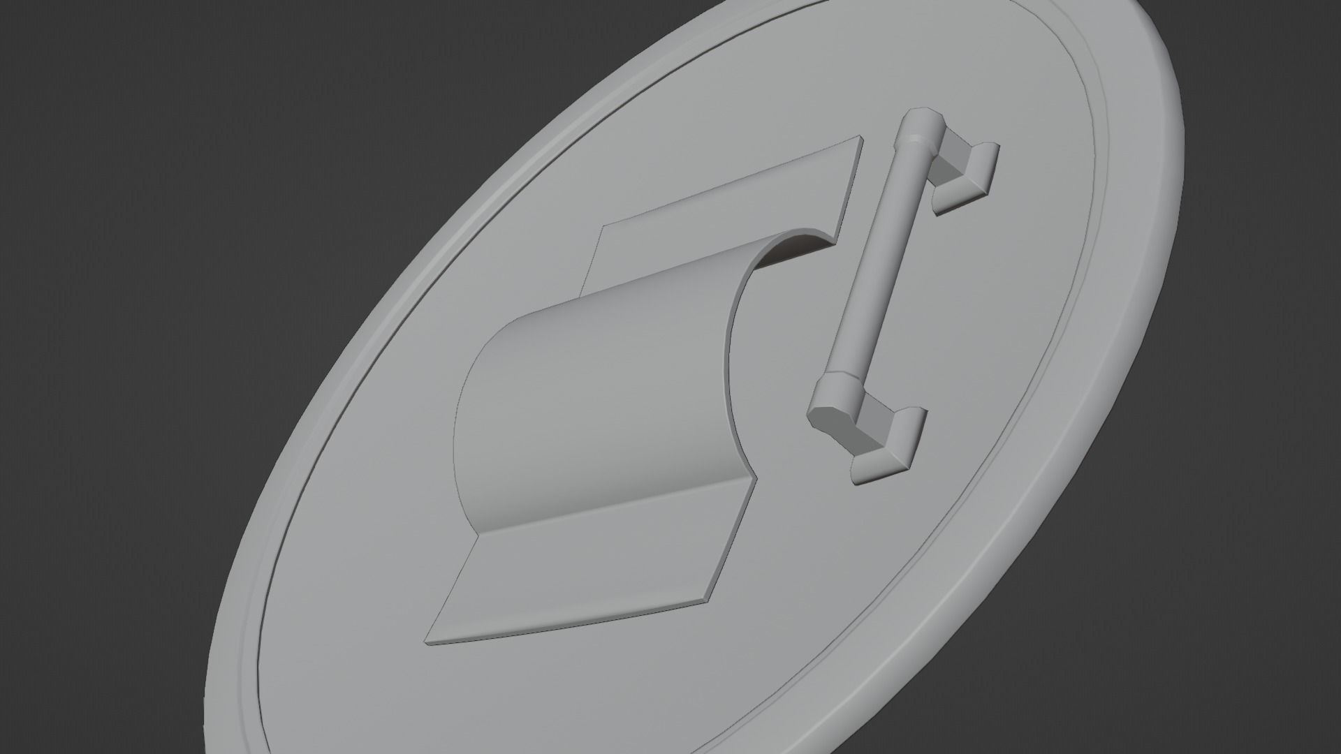 Ancient Greek State Shield 3D model_20