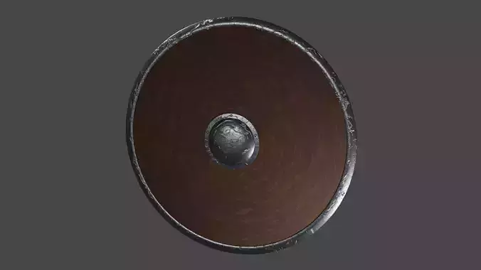 Ancient Greek State Shield 3D model