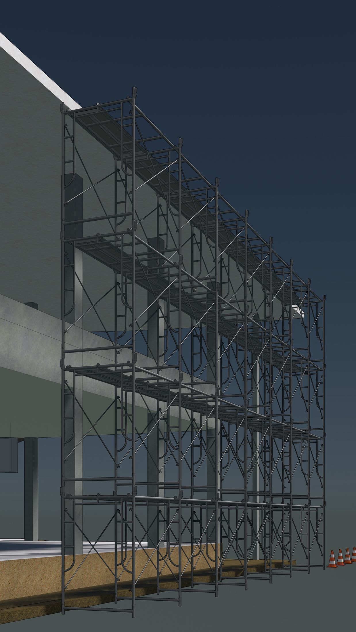 Construction scene 2313 3D model_3
