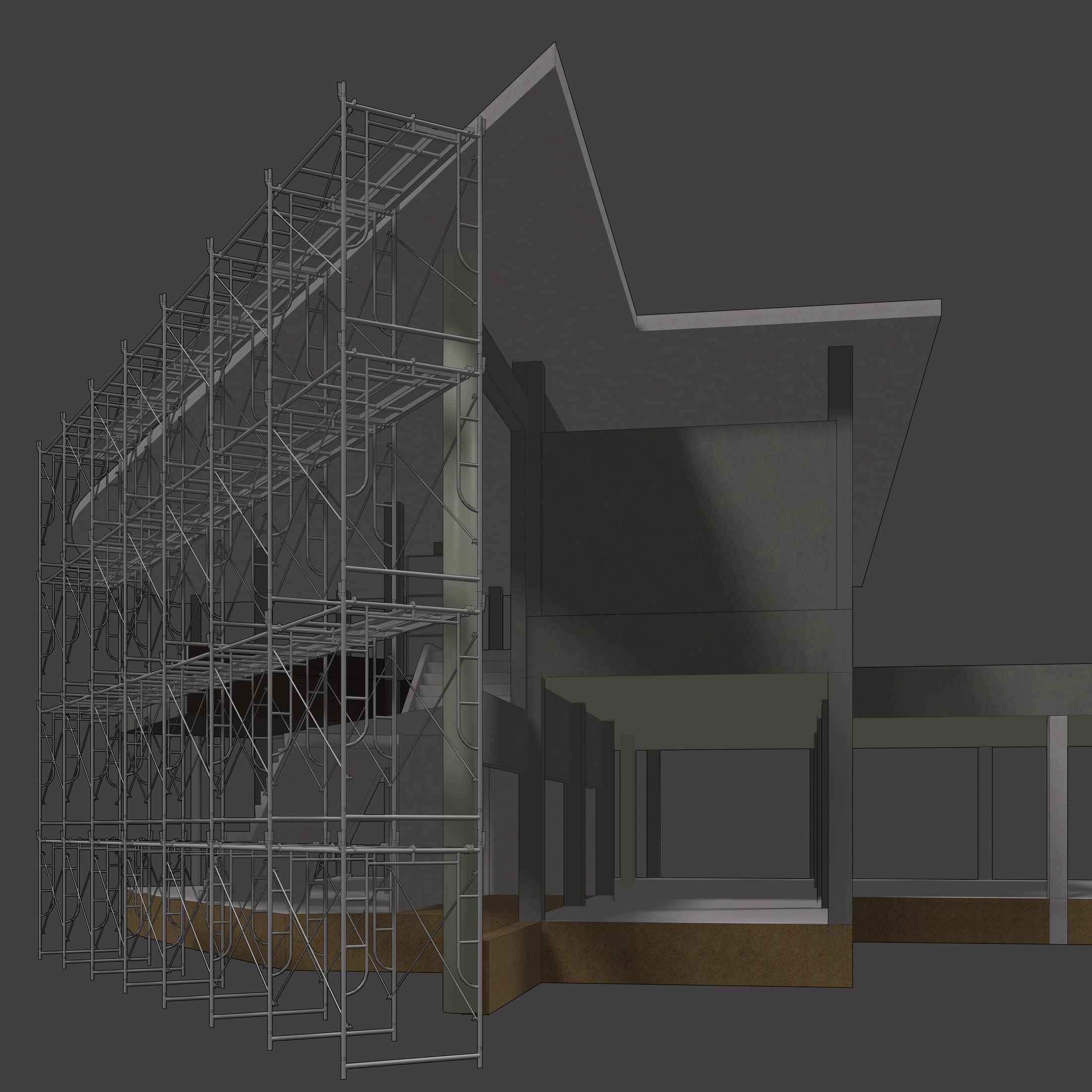Construction scene 2313 3D model_2