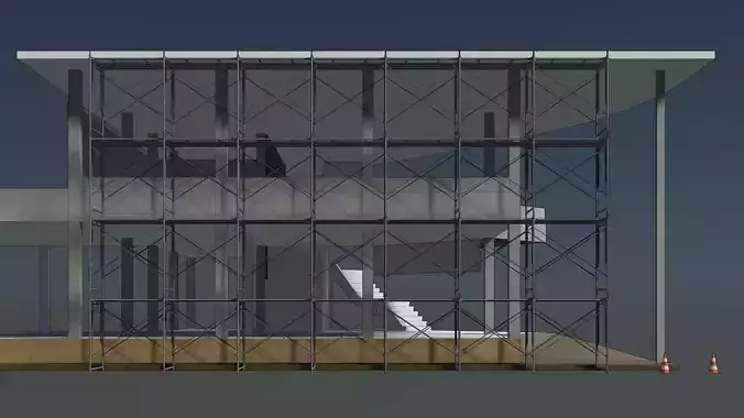 Construction scene 2313 3D model