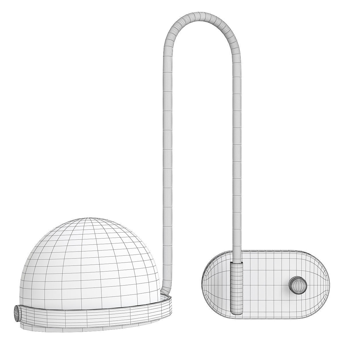 Bowee W1 Wall Sconce Low-poly 3D model_1