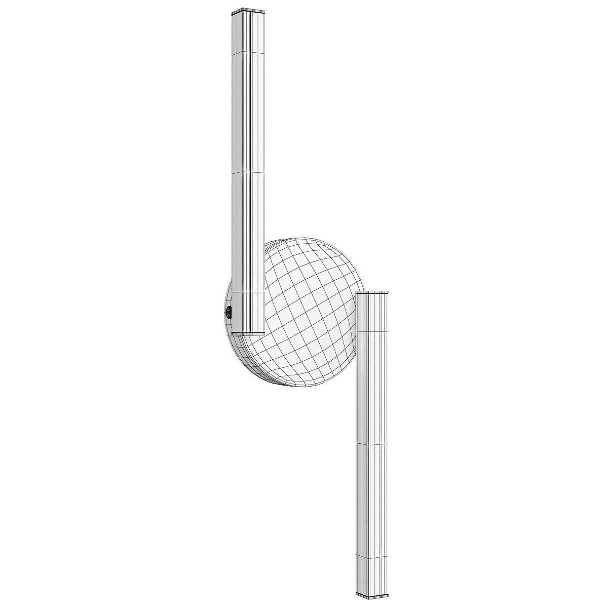 Gerde Direction Wall lamp Low-poly 3D model_2