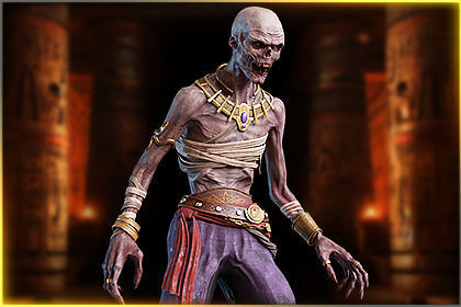 Arabian Ghoul Low-poly 3D model_7