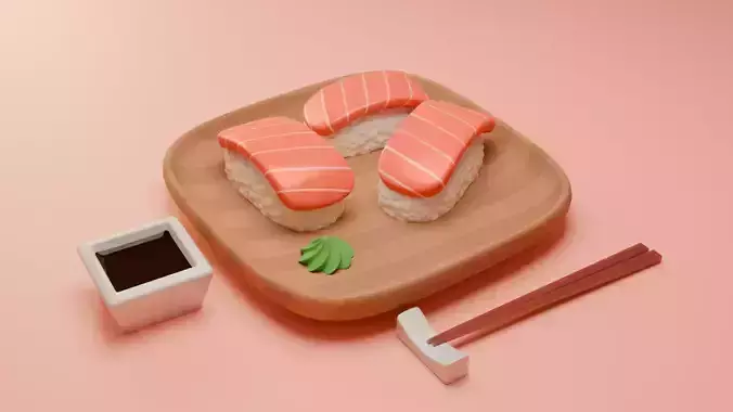 Salmon Sushi Platter