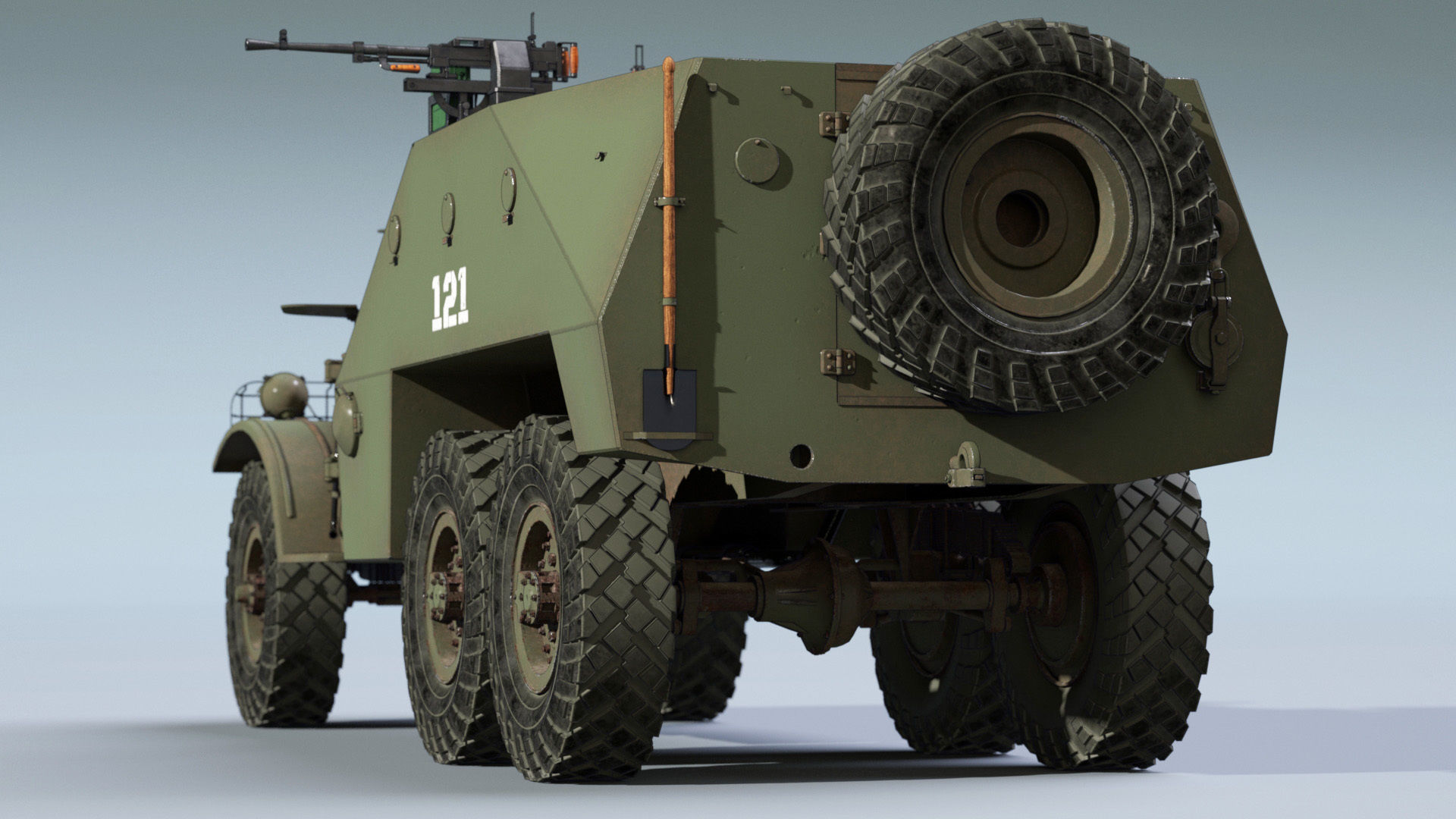BTR-152 3D model_8