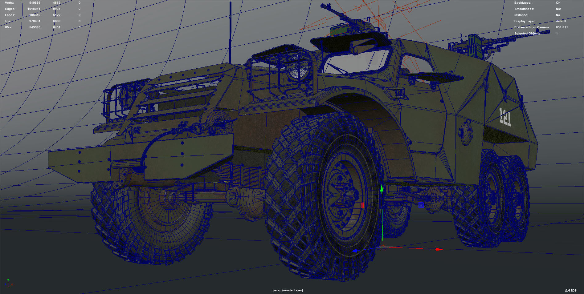 BTR-152 3D model_25