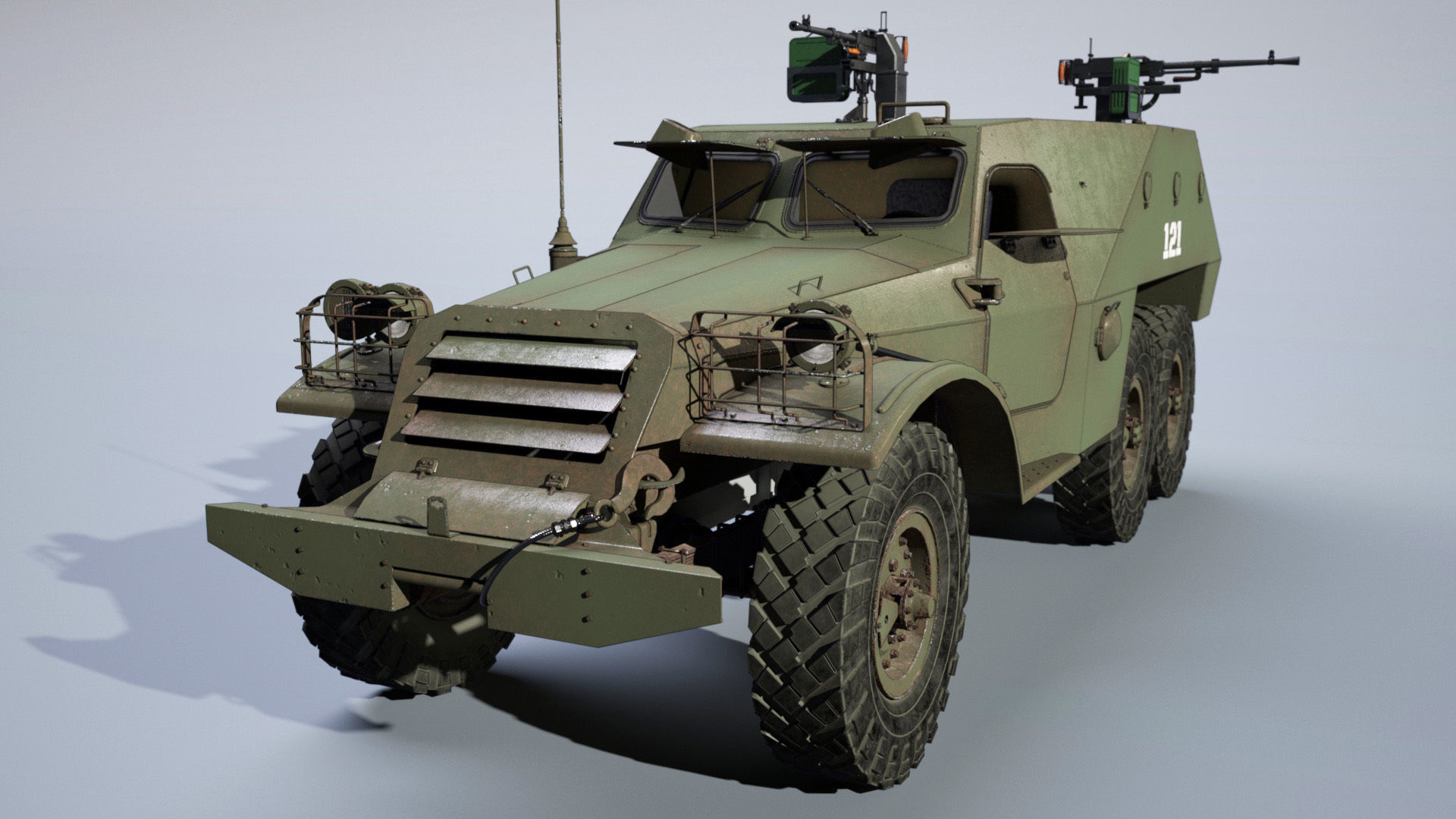 BTR-152 3D model_1