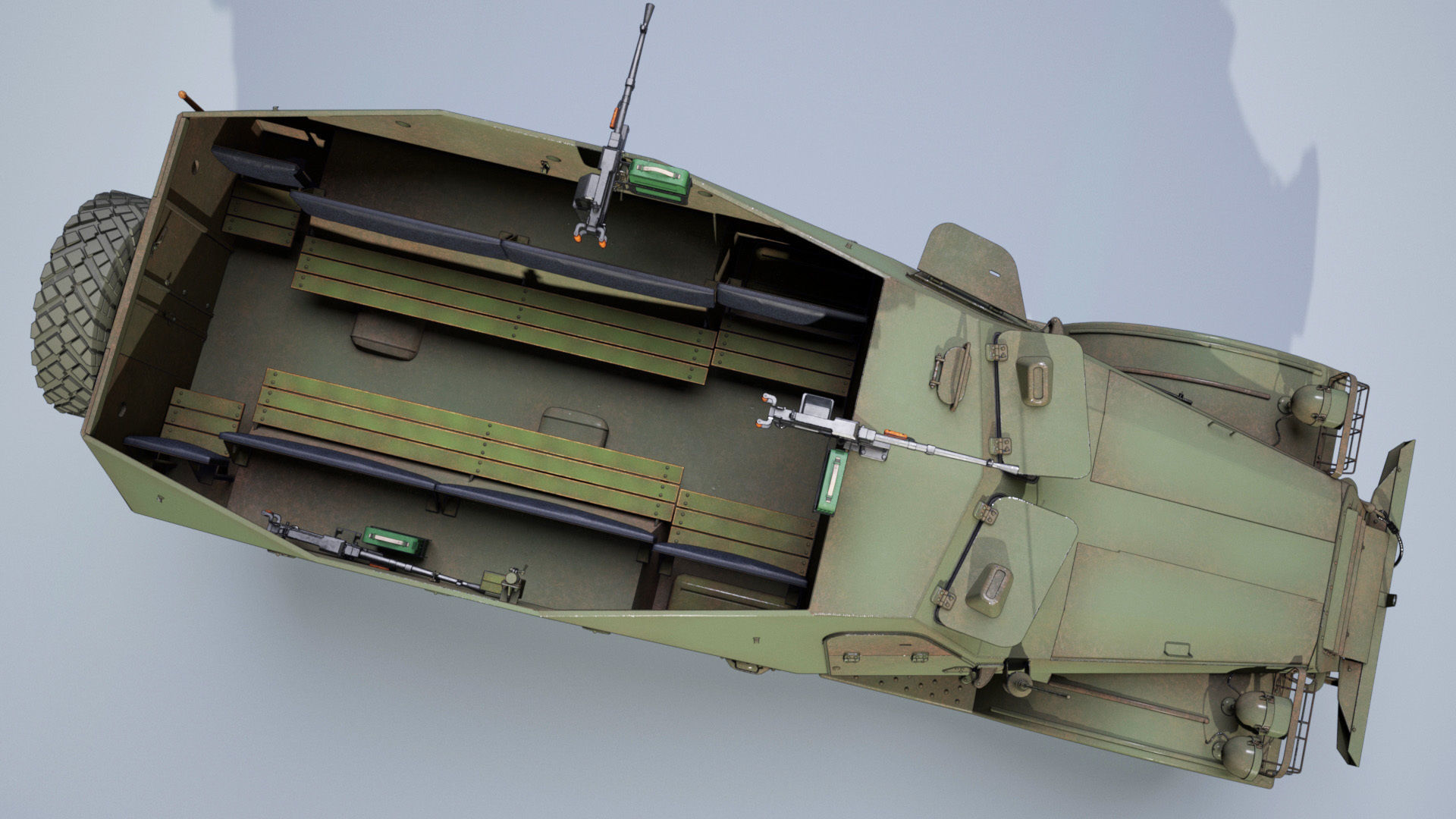 BTR-152 3D model_6