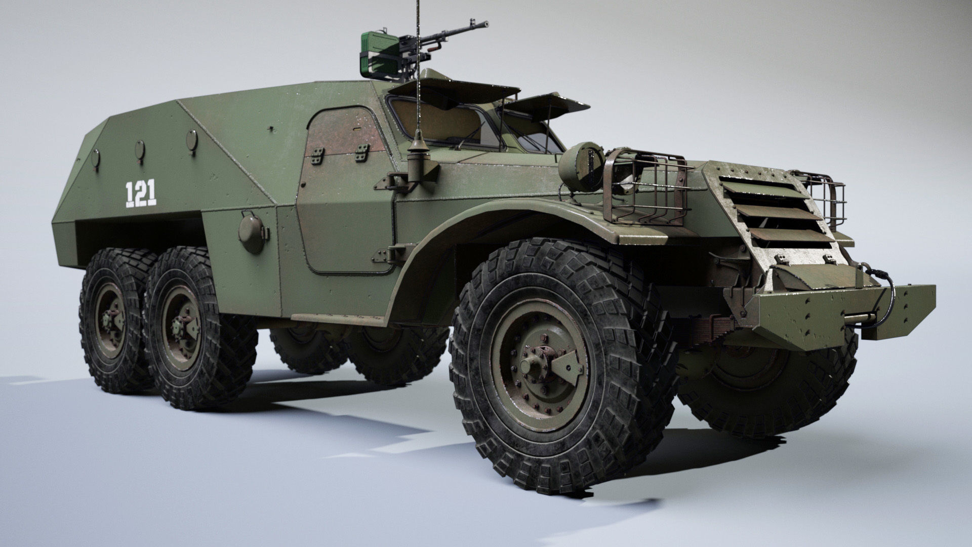 BTR-152 3D model_2