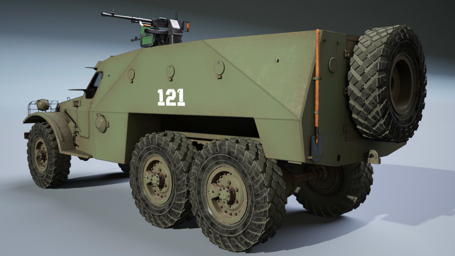BTR-152 3D model_4