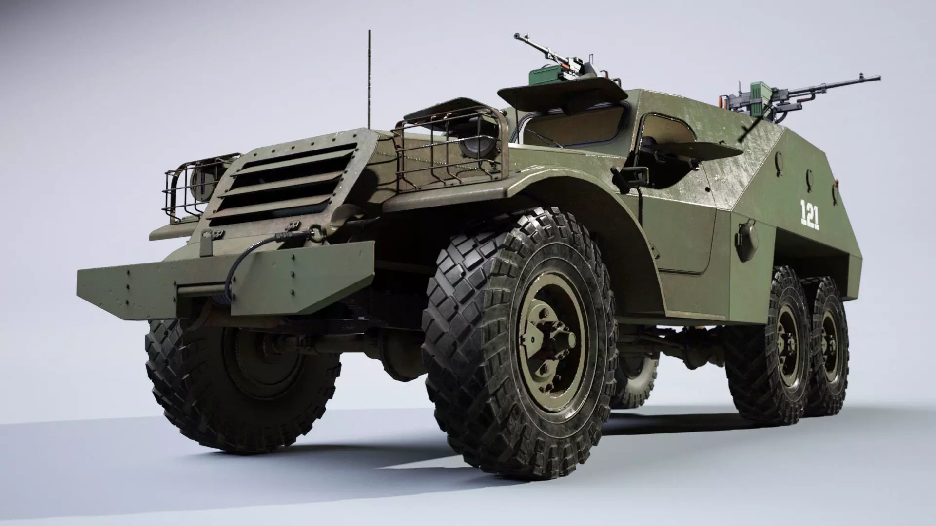 BTR-152 3D model_0
