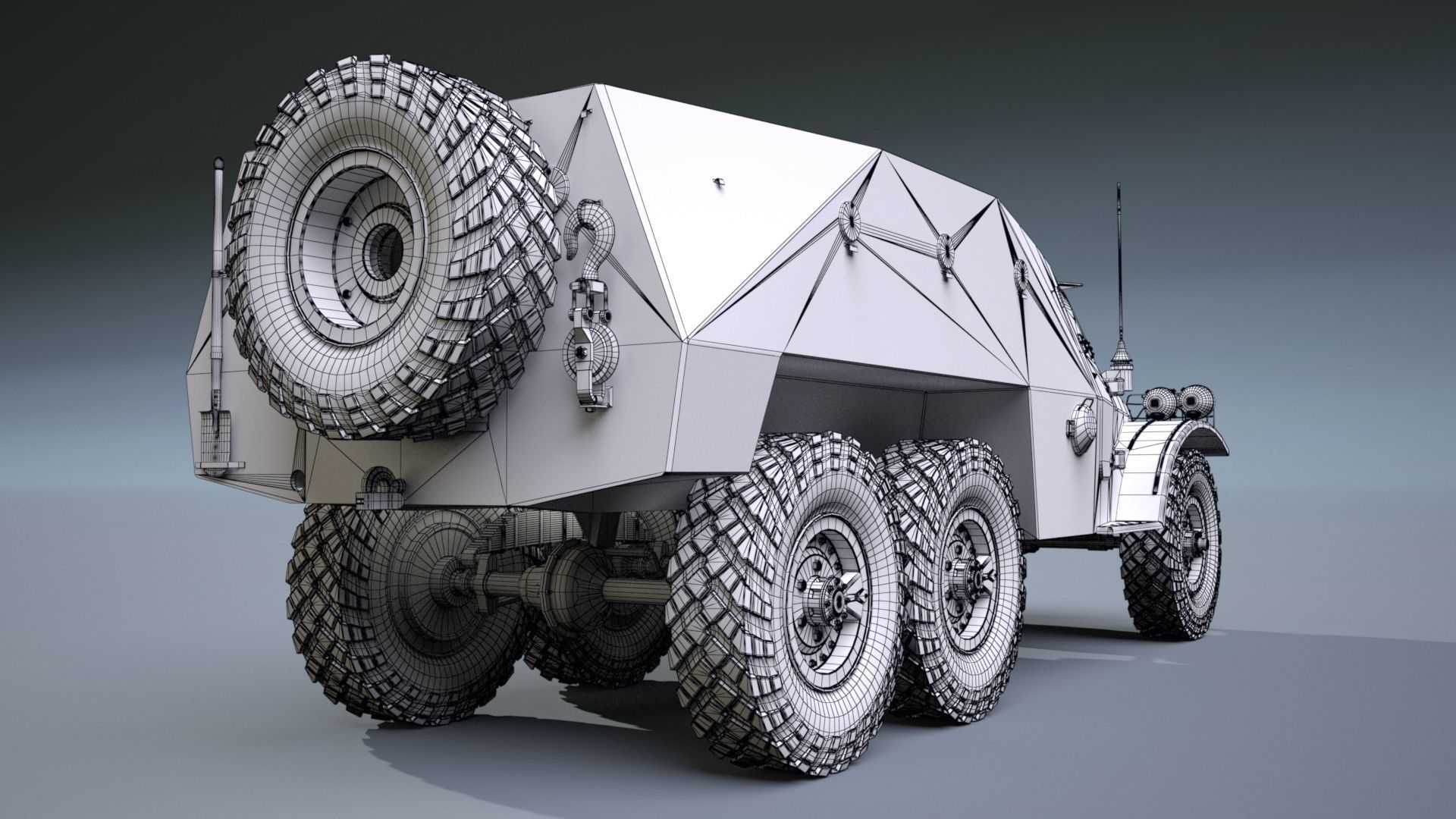 BTR-152 3D model_24