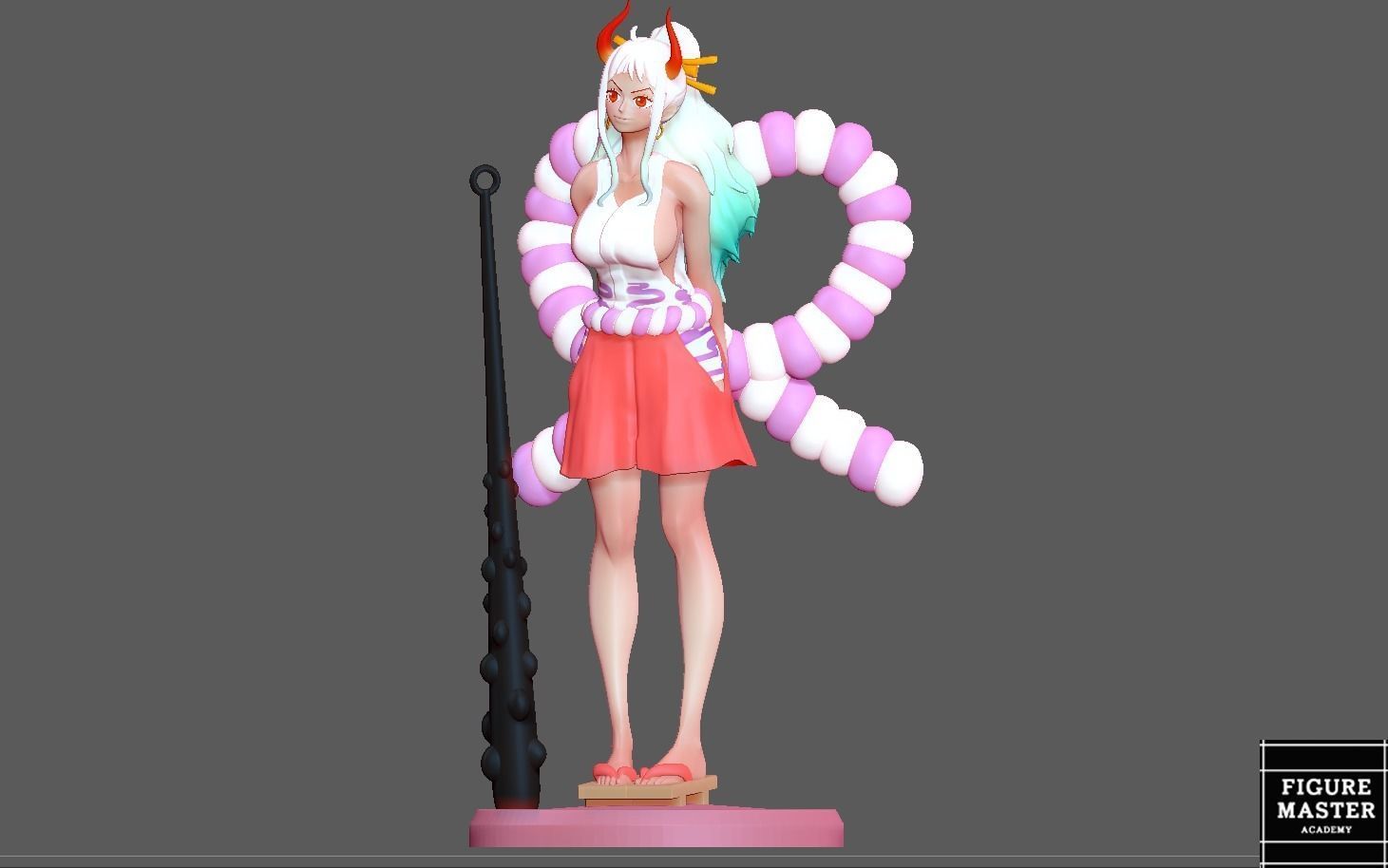 YAMATO ONE PIECE GIRL 3D PRINT 3D print model_4