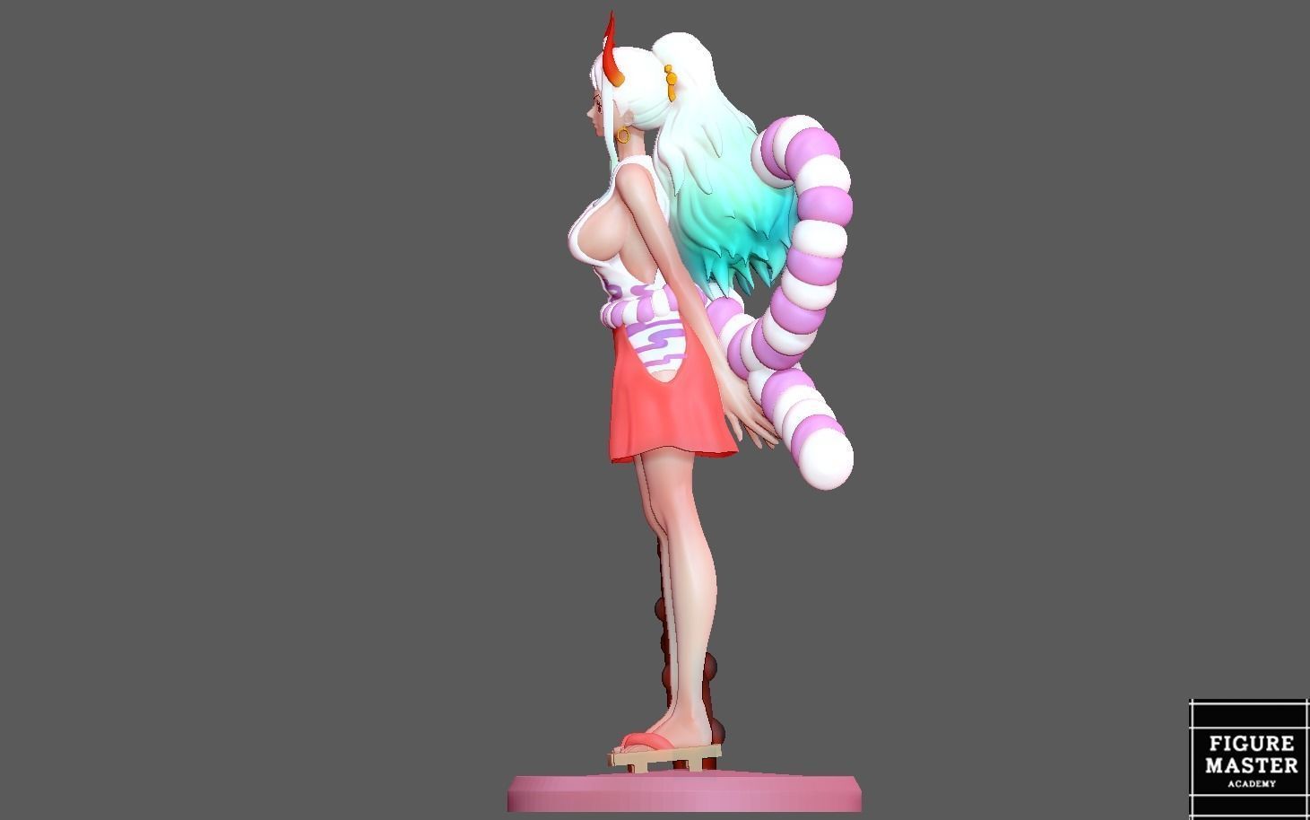 YAMATO ONE PIECE GIRL 3D PRINT 3D print model_8