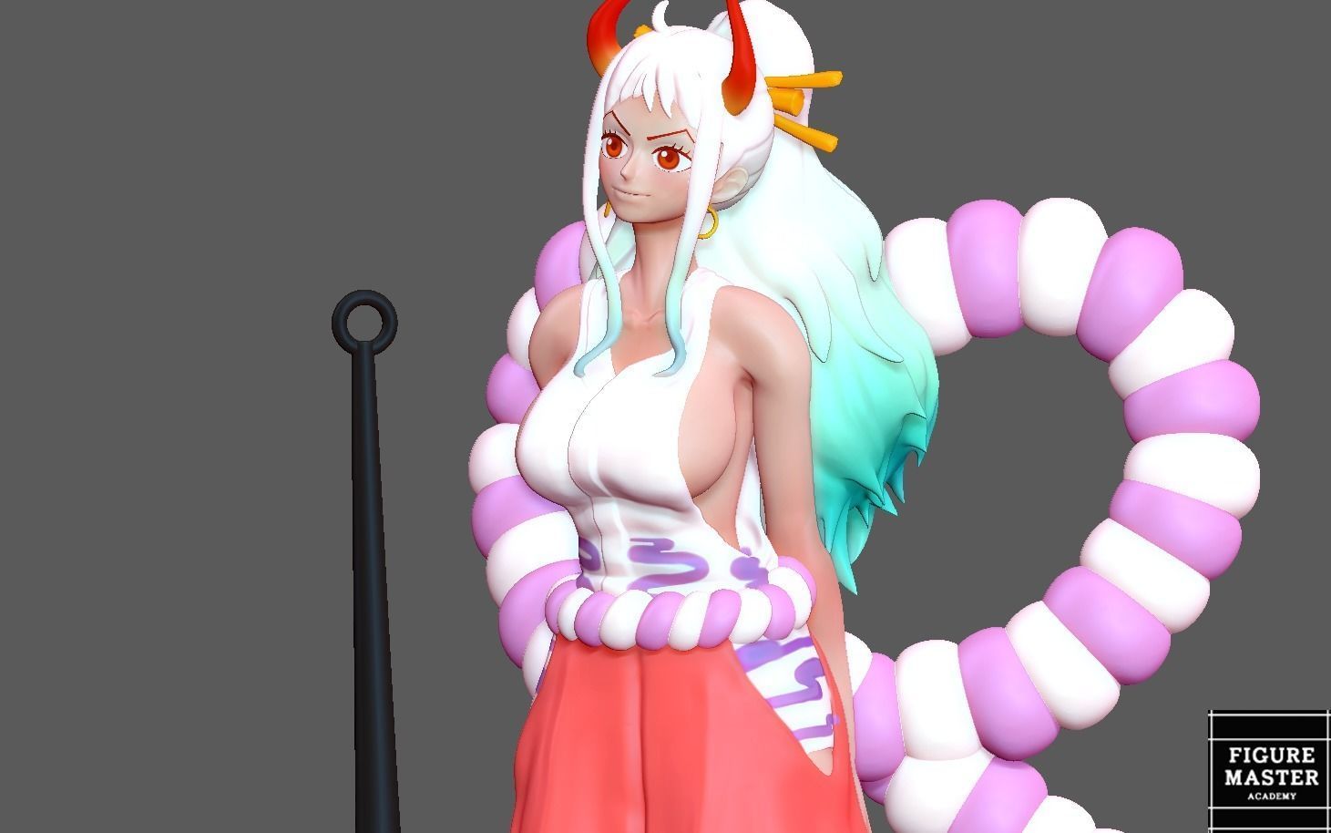 YAMATO ONE PIECE GIRL 3D PRINT 3D print model_11