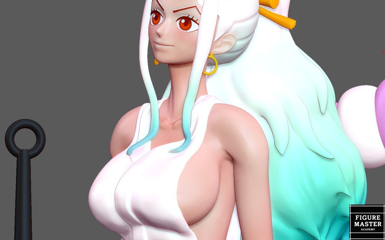 YAMATO ONE PIECE GIRL 3D PRINT 3D print model_2