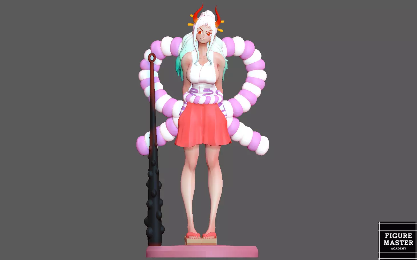 YAMATO ONE PIECE GIRL 3D PRINT 3D print model_0