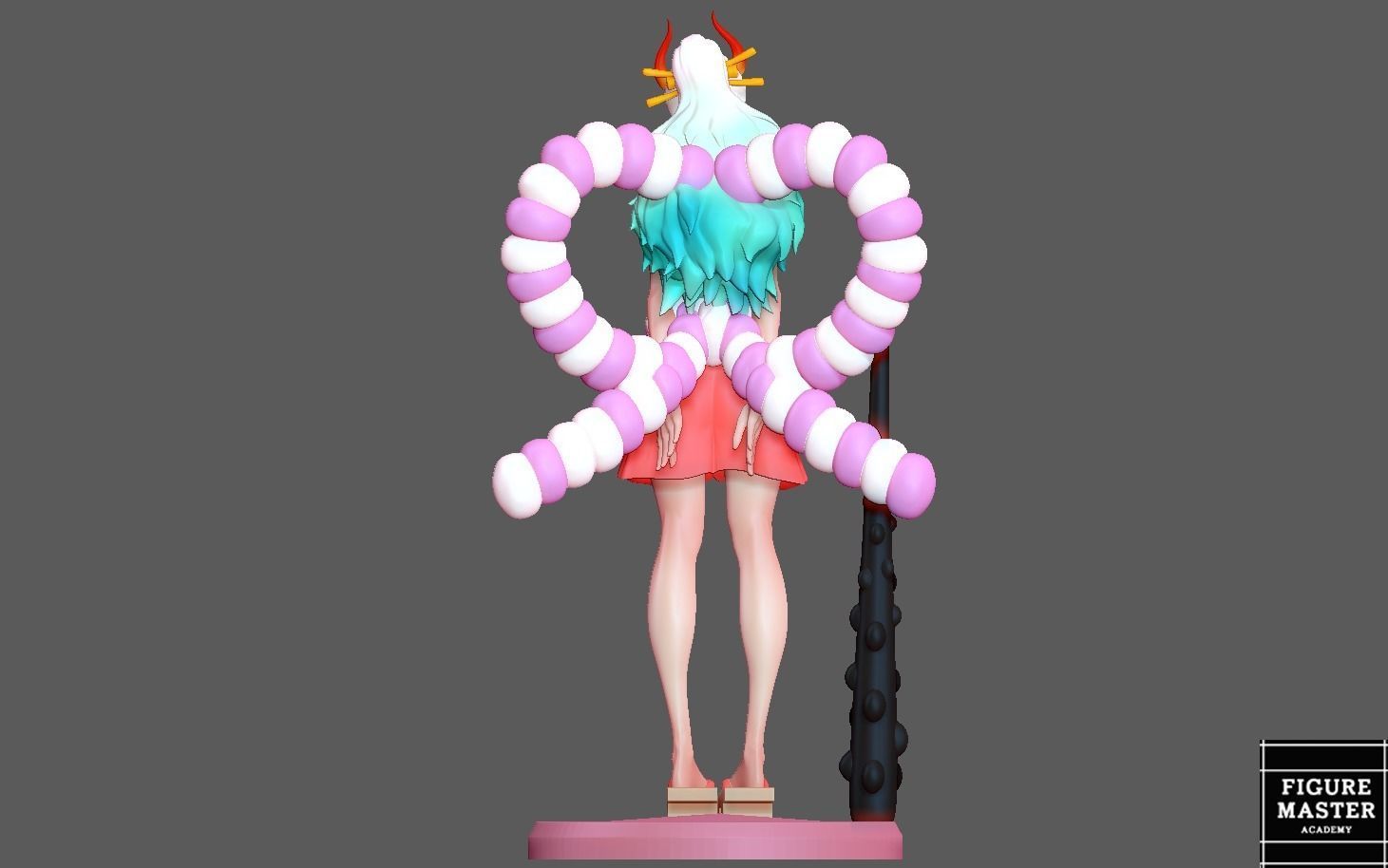 YAMATO ONE PIECE GIRL 3D PRINT 3D print model_7