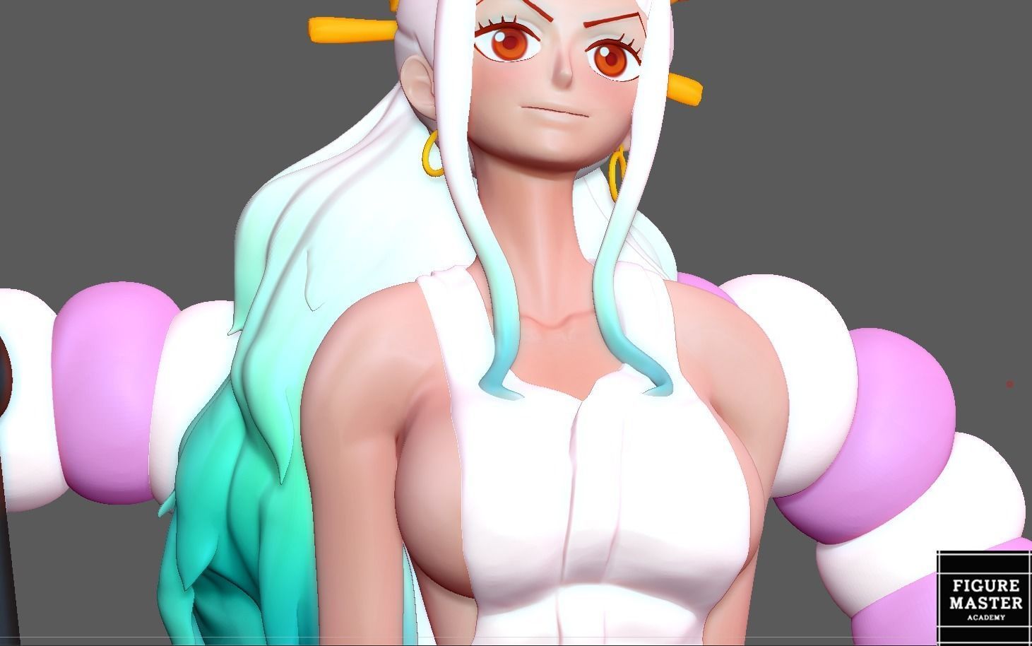 YAMATO ONE PIECE GIRL 3D PRINT 3D print model_1