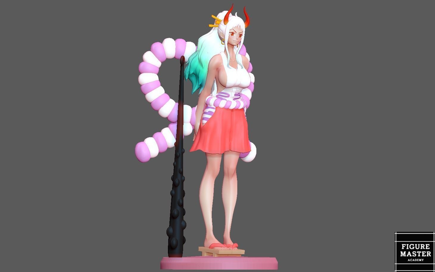 YAMATO ONE PIECE GIRL 3D PRINT 3D print model_5