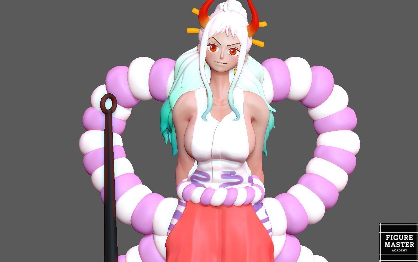 YAMATO ONE PIECE GIRL 3D PRINT 3D print model_9