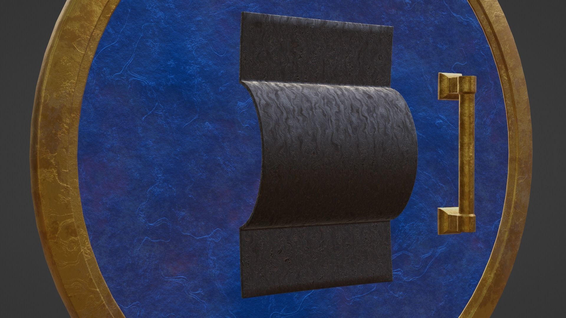 Ancient Greek City State Shield - Athens 3D model_18