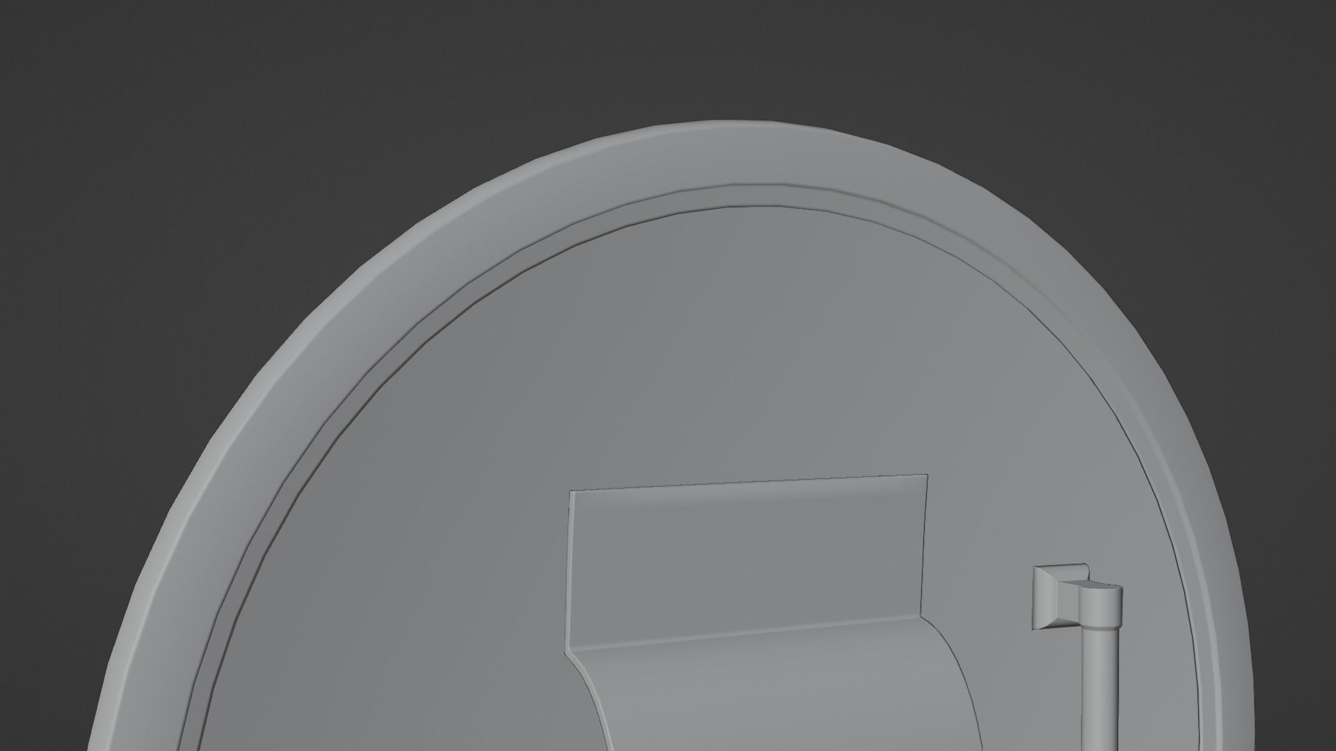 Ancient Greek City State Shield - Athens 3D model_13