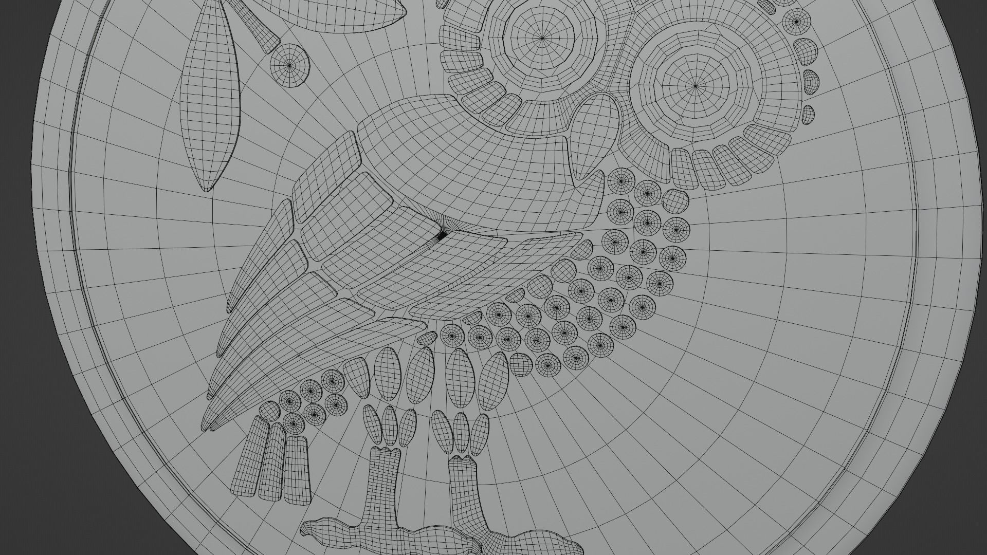 Ancient Greek City State Shield - Athens 3D model_8