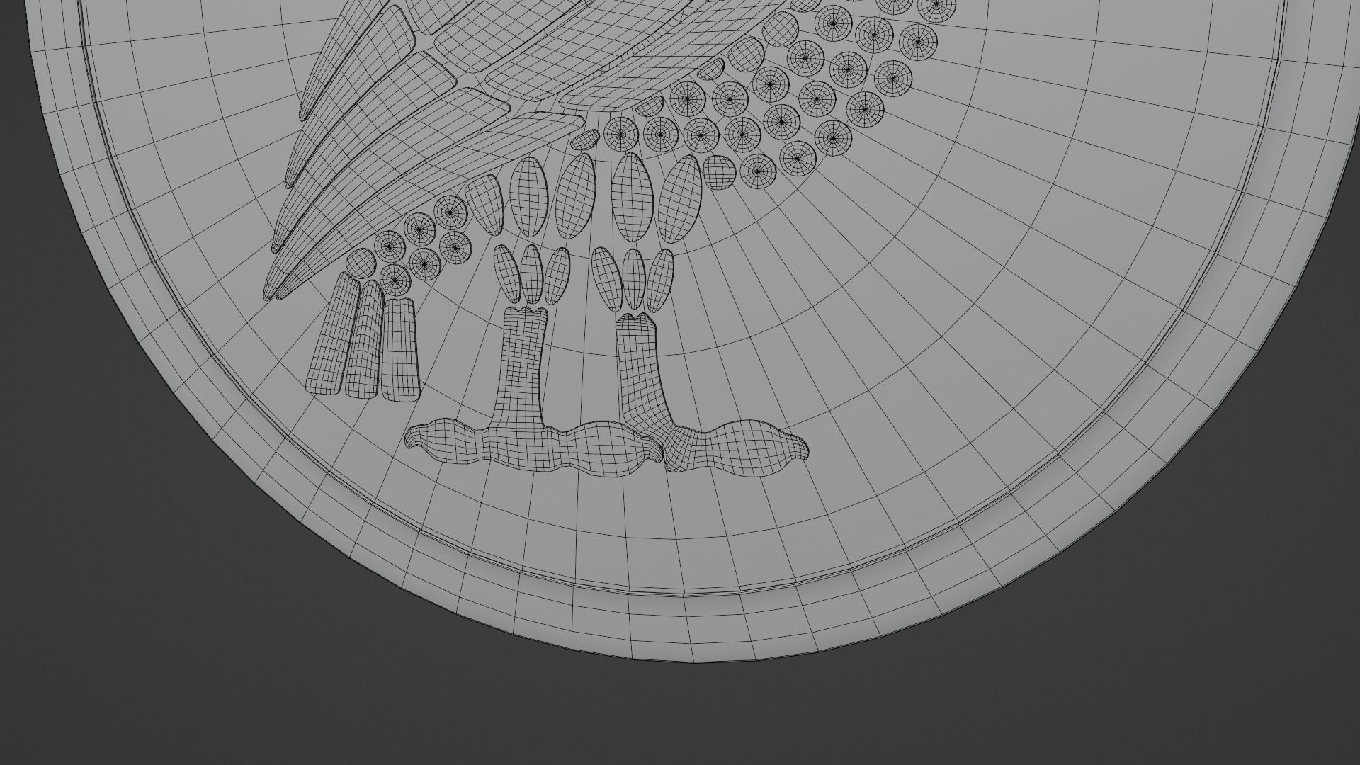 Ancient Greek City State Shield - Athens 3D model_11