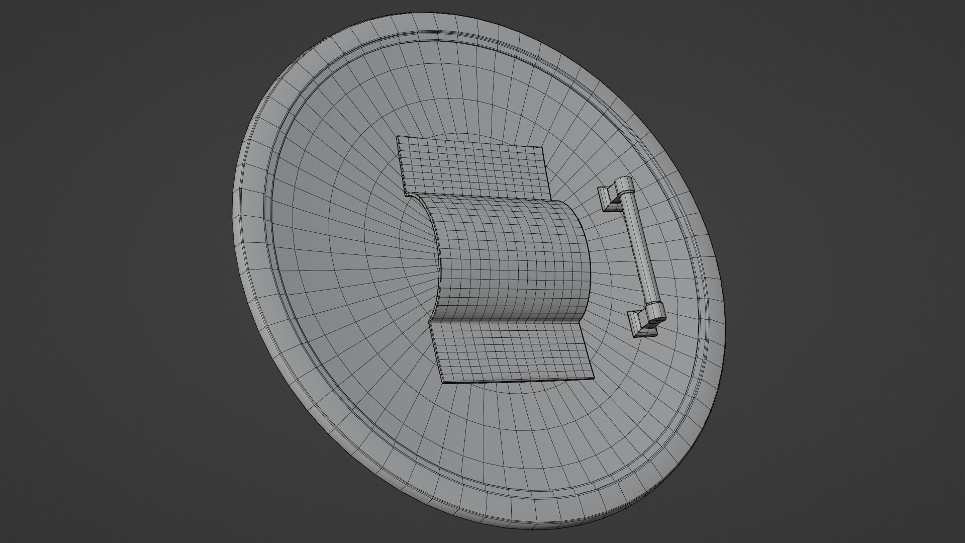 Ancient Greek City State Shield - Athens 3D model_20