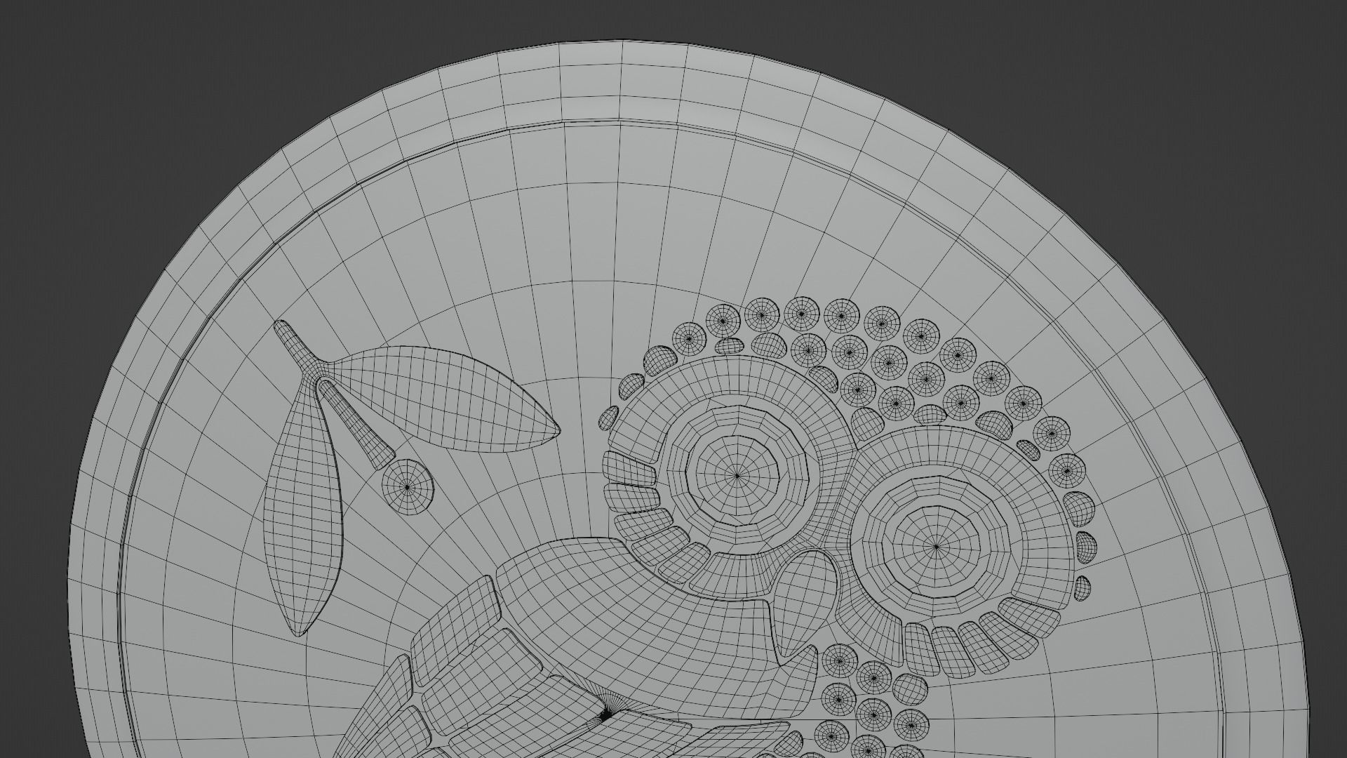 Ancient Greek City State Shield - Athens 3D model_5