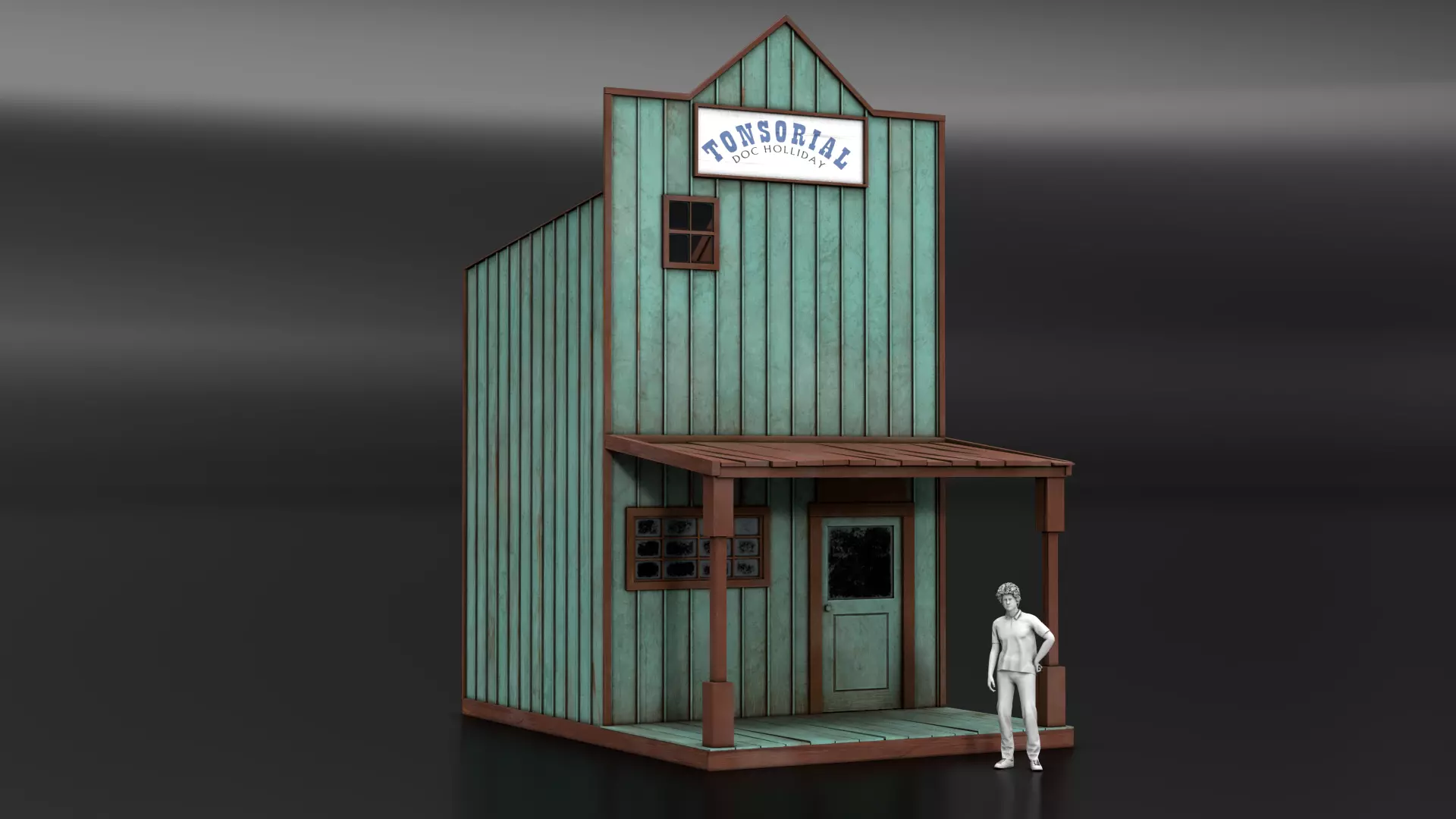 West Wild Home 08 Low-poly 3D model