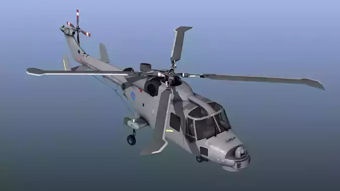 AW159 Navy Wildcat Helicopter 3D model