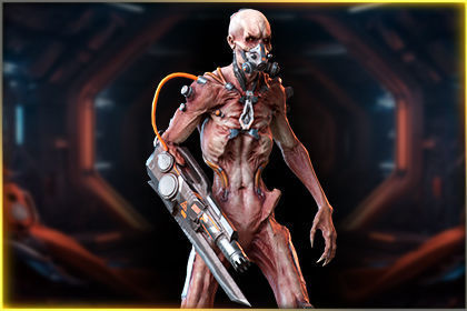 Cyber Zombie Gun Arm Low-poly 3D model_7