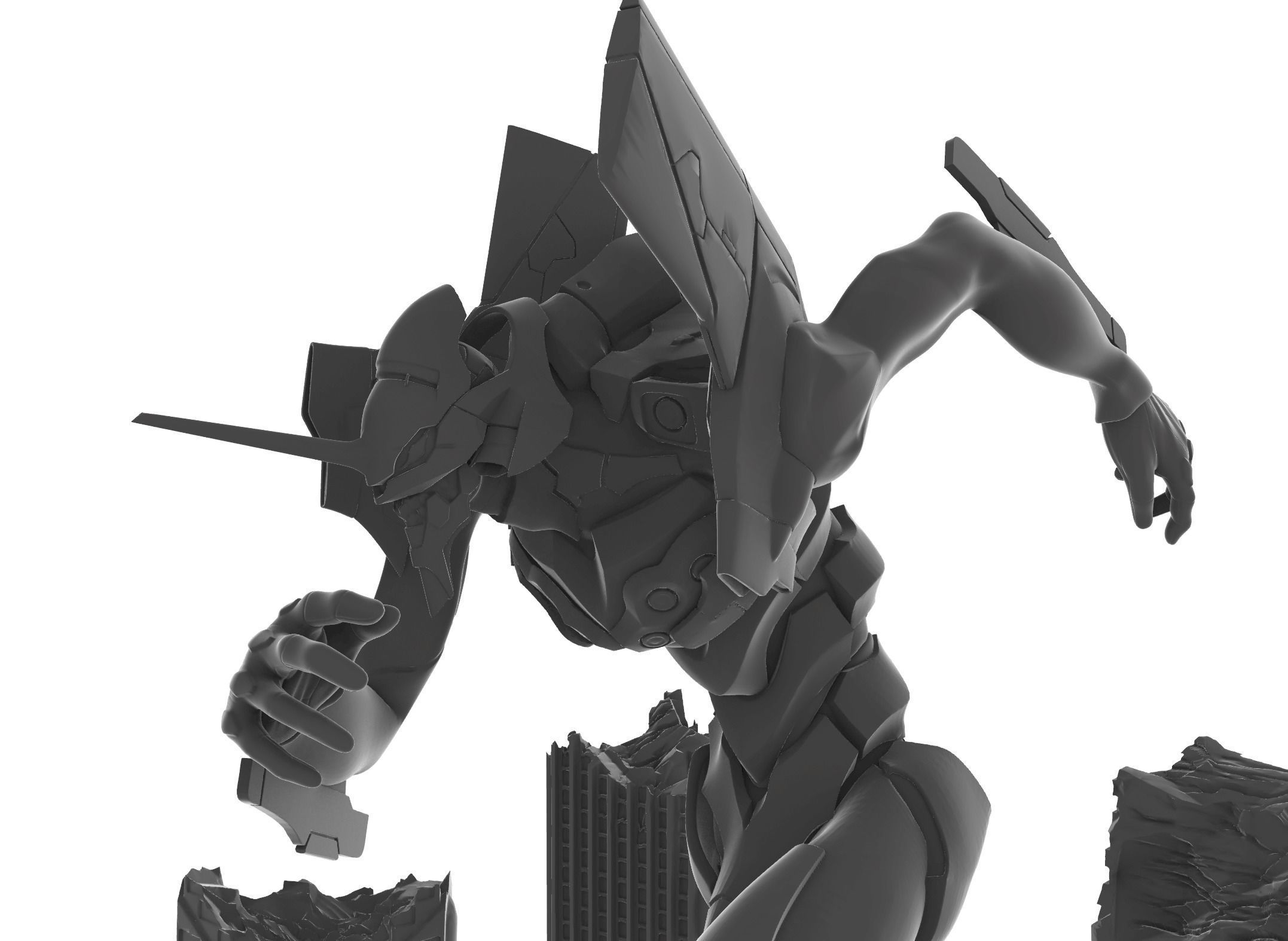 EVANGELION-01 to run 3D print model_1