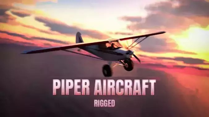 Piper Aircraft Plane 3D model