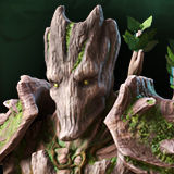 Giant Tree Low-poly 3D model_8