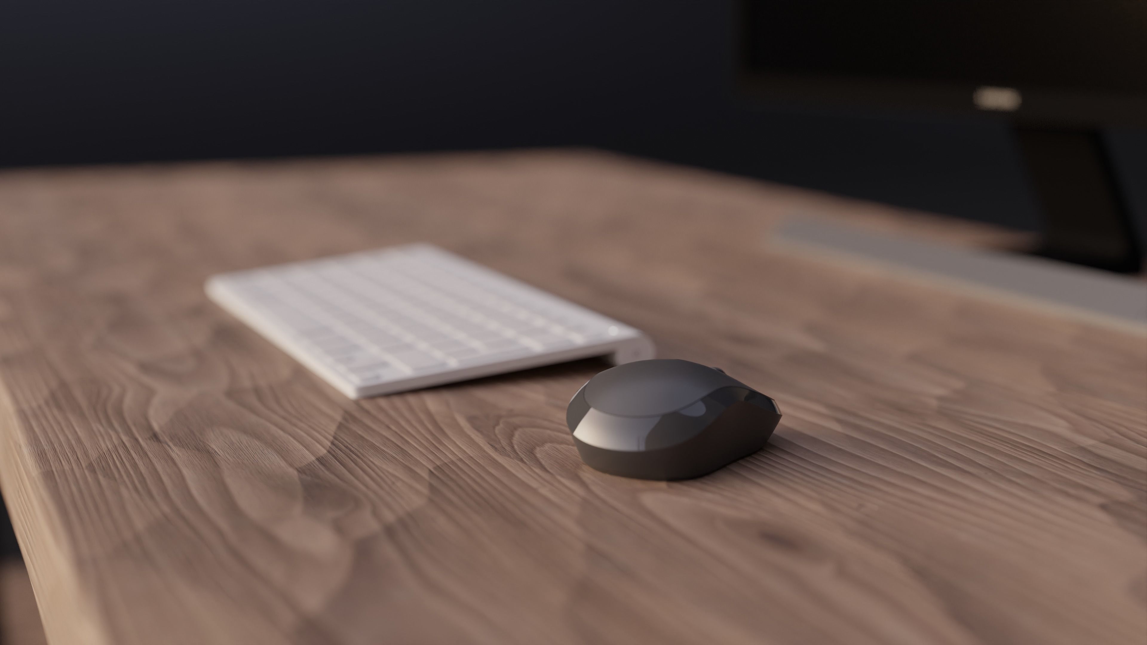 Modern Desk Table Design Free 3D model_2