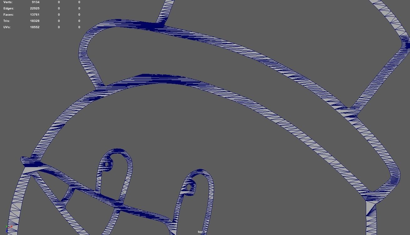 Snow Man Wall Silhouette 01 3D print model_9