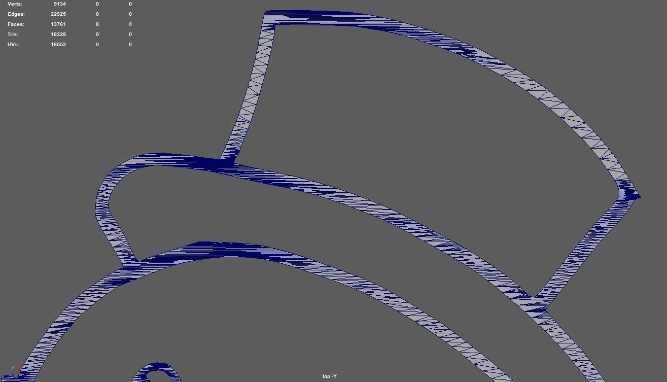 Snow Man Wall Silhouette 01 3D print model_10