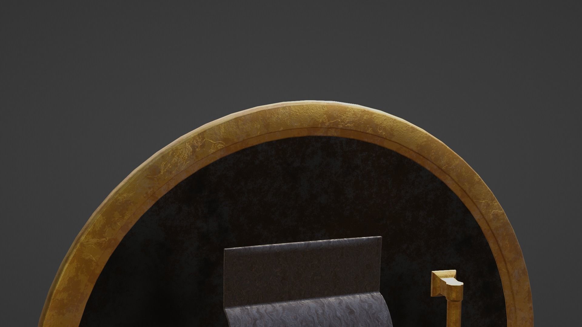 Ancient Greek City State Shield - Corinth 3D model_10