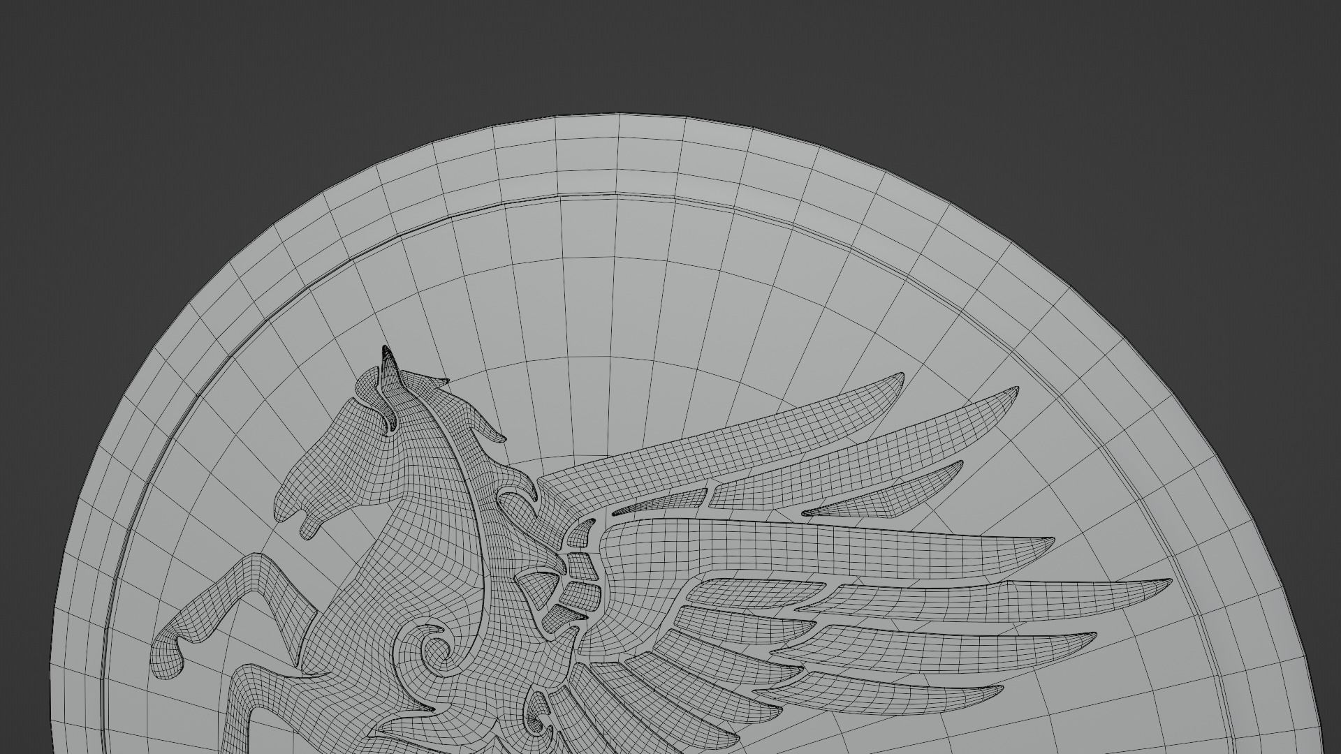 Ancient Greek City State Shield - Corinth 3D model_3