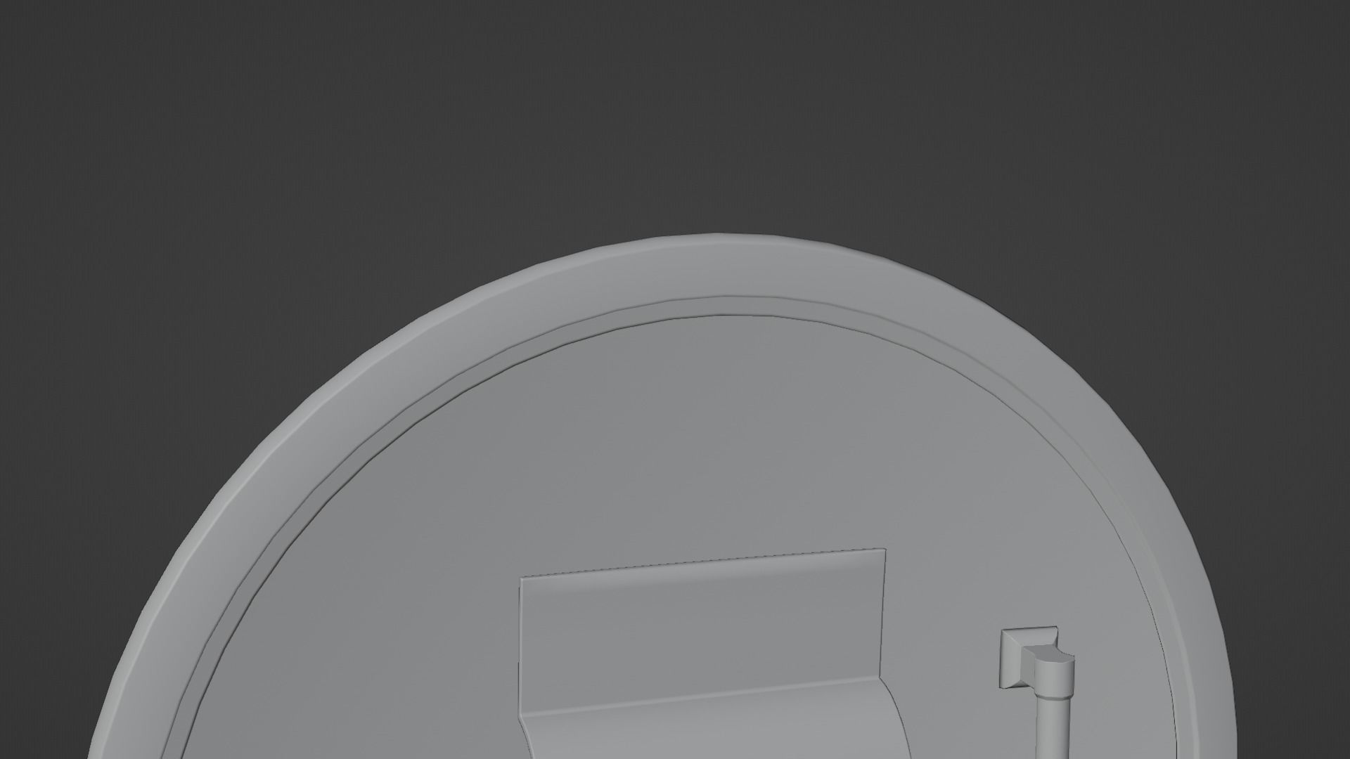 Ancient Greek City State Shield - Corinth 3D model_11