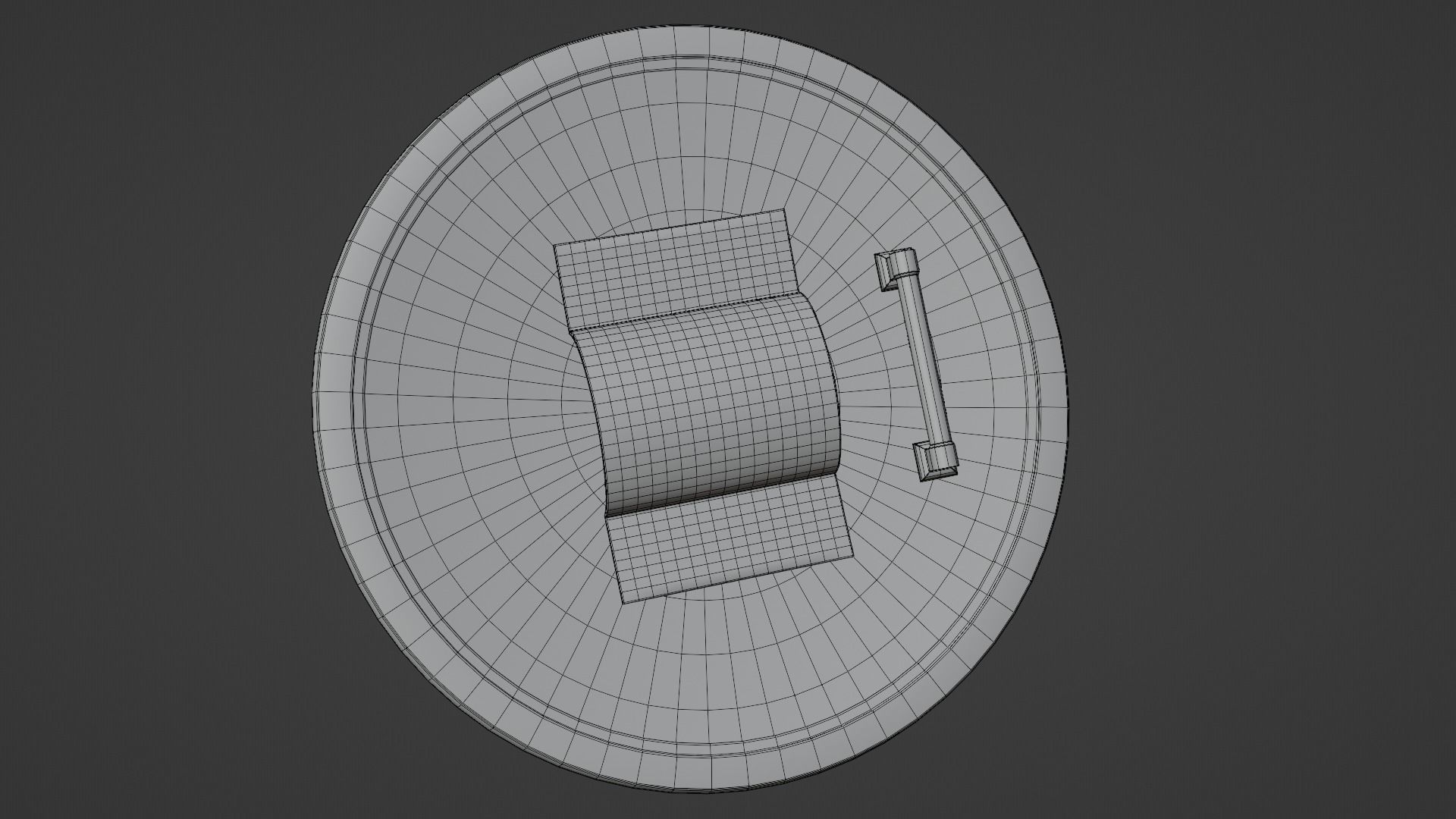 Ancient Greek City State Shield - Corinth 3D model_21