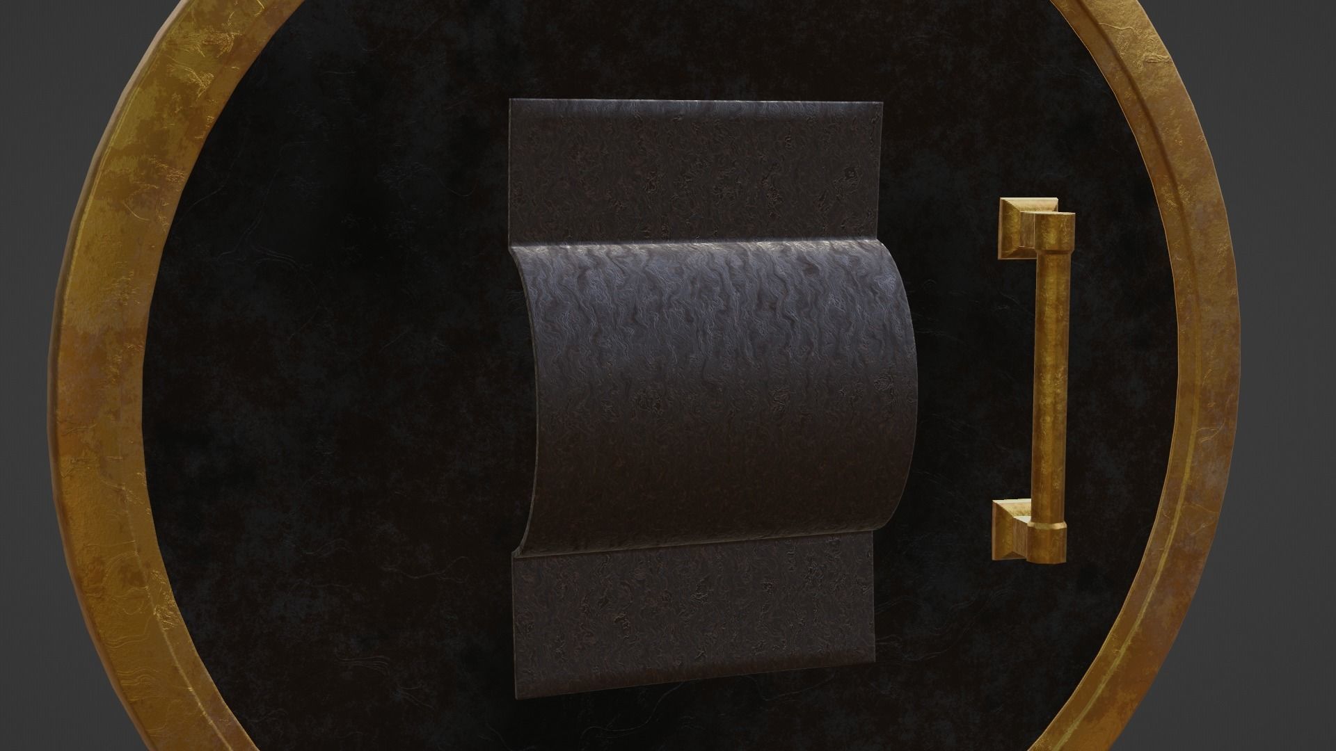 Ancient Greek City State Shield - Corinth 3D model_13