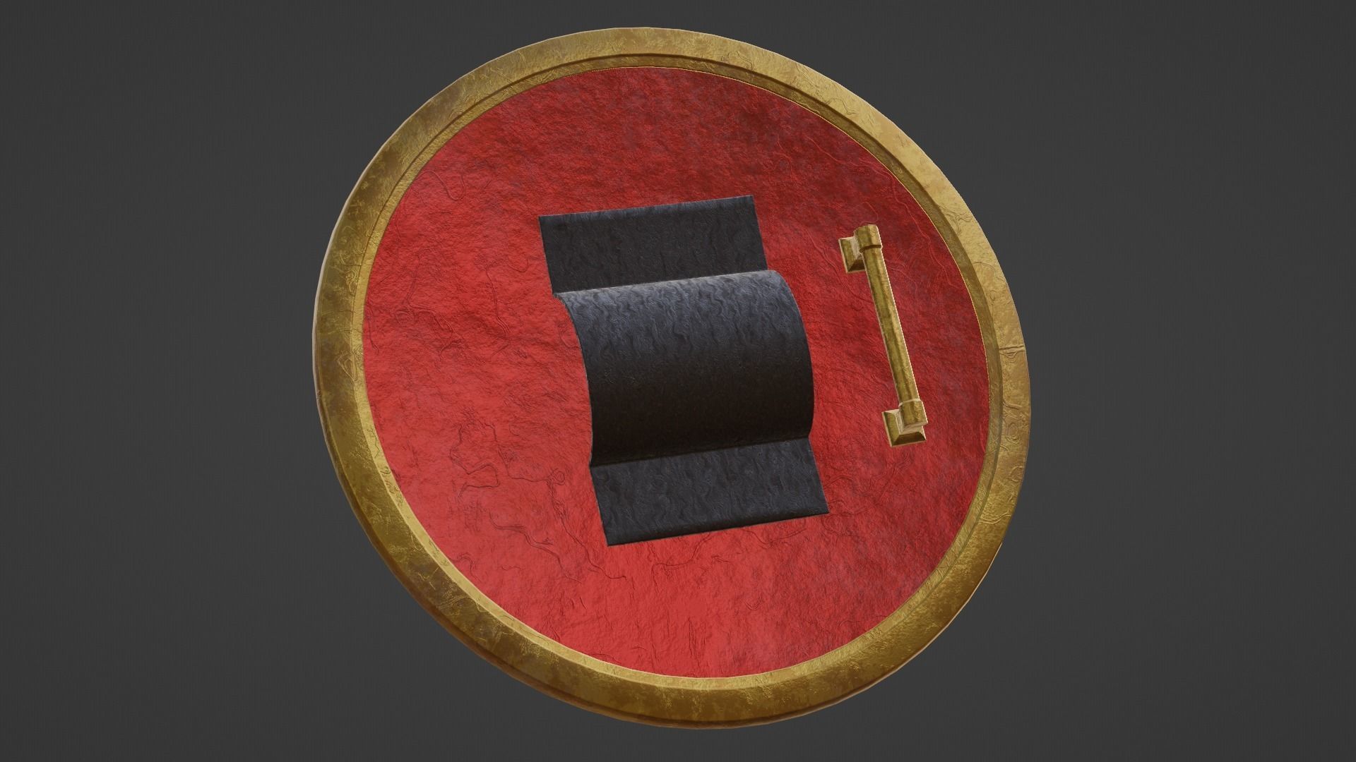 Ancient Greek City State Shields 3D Model Collection_6