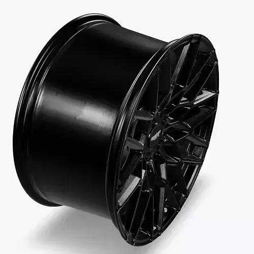 American Racing AR924 Crossfire Wheel Satin Black Low-poly 3D model 3