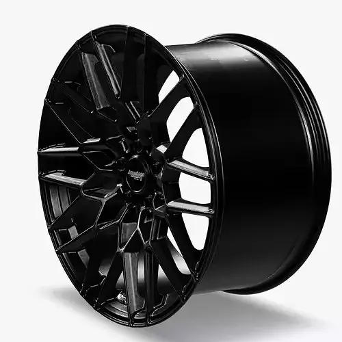 American Racing AR924 Crossfire Wheel Satin Black Low-poly 3D model 4